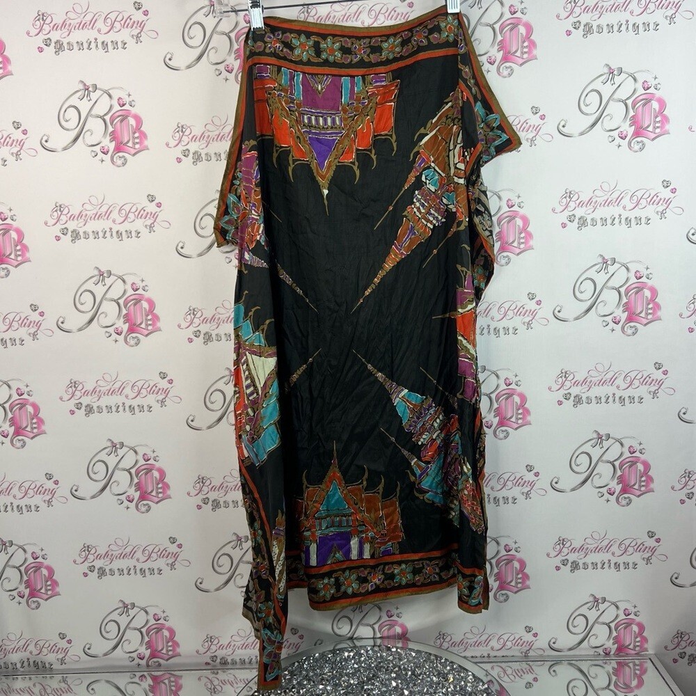 Scarf wrap thailand colorful large wrap scarf scarve  Bohemian Women Skirt